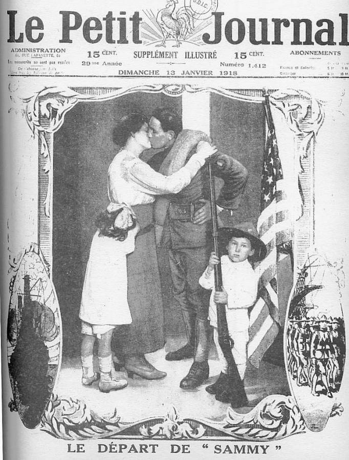 1918 01 13 Le depart de Sammy Le Petit Journal.jpg